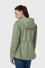 Chaqueta Mujer Gamuza Verde