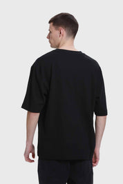 Polera Hombre Print Negro