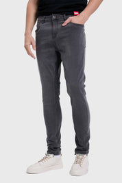 JEANS HOMBRE SKINNY 101 GRIS OSCURO