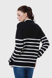 Sweater Mujer Print Negro
