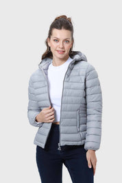 Parka Mujer Corta Plummy Gris