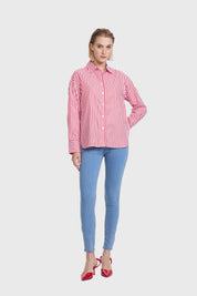 Blusa Mujer Puño Ancho Crudo