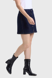 Falda Mujer Mini Azul