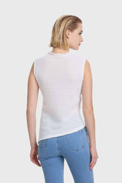 Polera Mujer C/Basta En Punta Crudo