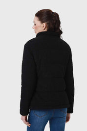 POLAR MUJER TIPO CHAQUETA PUFFA NEGRO II FSP