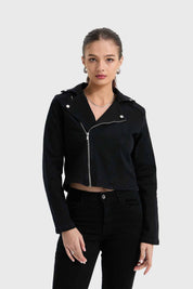 Chaqueta Mujer Biker Negro