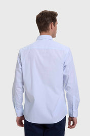 Camisa Hombre Mini Print Blanco