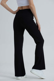 Pantalón Mujer Tipo Calza Flare Negro