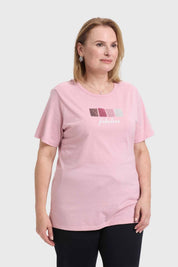 Polera Mujer Con Palo Rosa