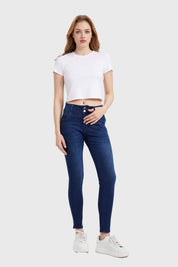 JEANS MUJER SKINNY KIM LAVADO AZUL OSCURO