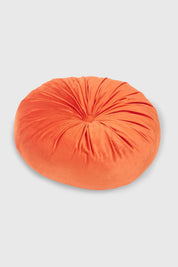 Cojín Velvet Redondo Terracota