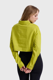 Blusa Mujer Cropped Verde