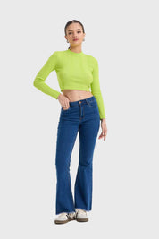 Jeans Mujer Flare Monse Azul