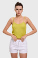 Polera Mujer Pabilo Crop Verde