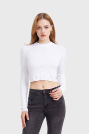 SWEATER MUJER CROP BLANCO I
