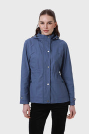 CHAQUETA MUJER GORRO D AZUL INDIGO