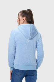 Polar Mujer Peludo Celeste