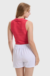 Polera Mujer Abotonada Rosado