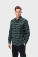 Camisa Hombre Cuadros Verde