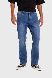 Jeans Hombre Flare Focalizado Azul
