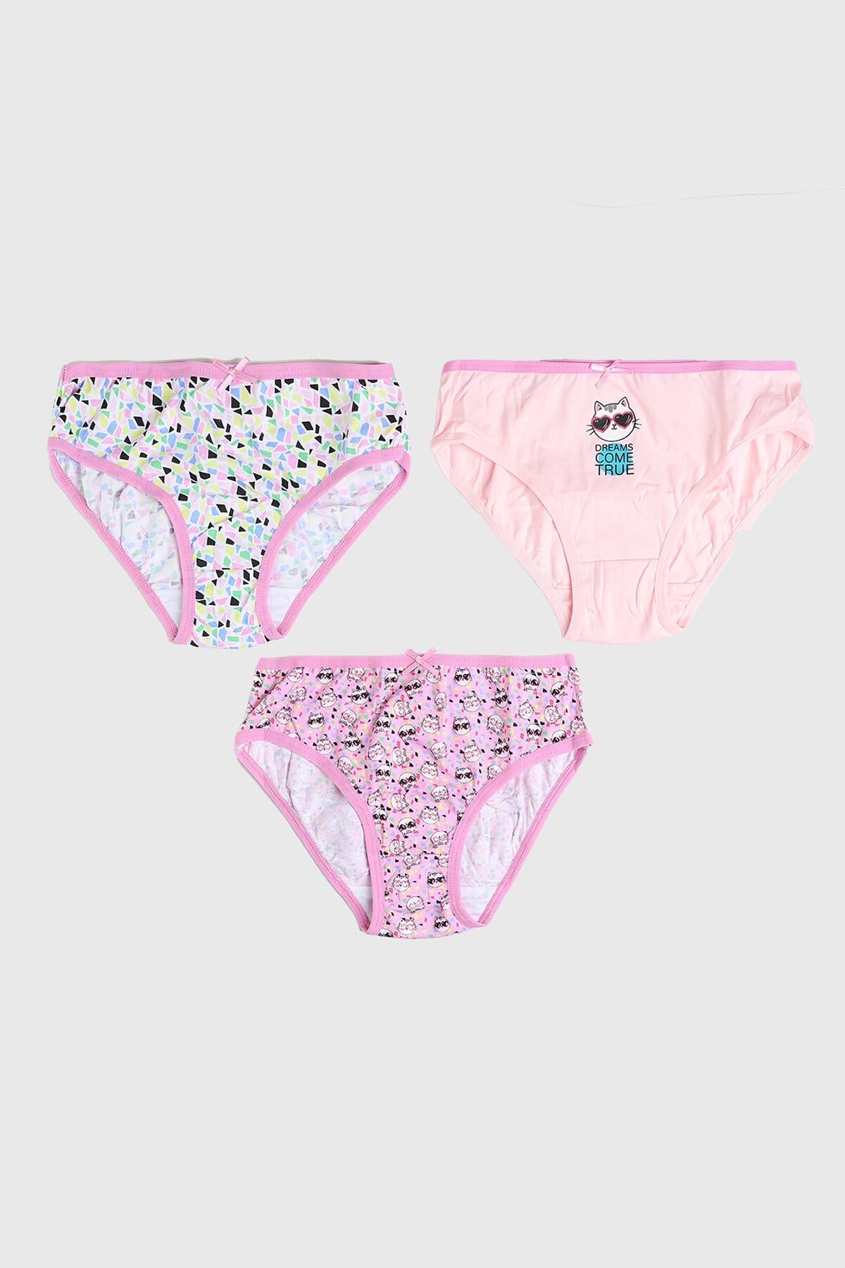 Calzón Niña Tripack Rosado