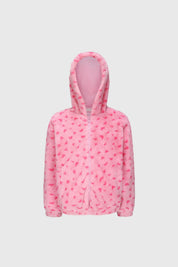 CHAQUETA NIÑA PELUDA PALO ROSA