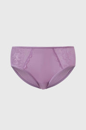 Calzón Mujer Bikini Encaje Costado Lila