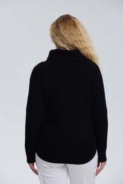 Sweater Mujer Tejido Negro