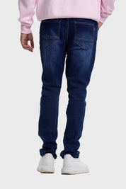 Jeans Hombre Slim Tendencia Azul
