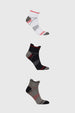 Calceta Deportiva Hombre Tripack Negro Iii