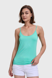 Polera Mujer Pabilo Básico Aqua