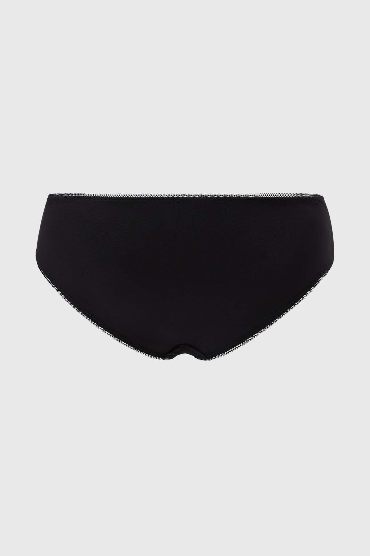 Calzón Mujer Bikini Algodón Negro