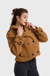 Chaqueta Mujer Polar Camel