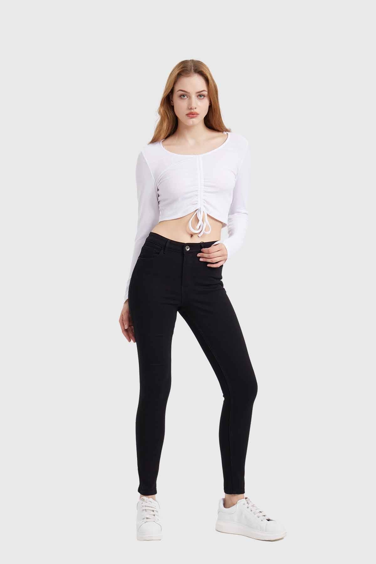 JEANS MUJER SUPER SKINNY EMILIA NEGRO
