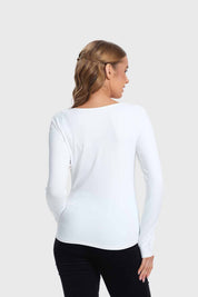 Polera Mujer Escote Cuadrado Crudo