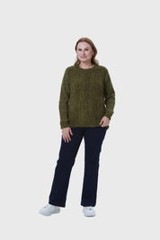 Sweater Mujer Tejido Verde