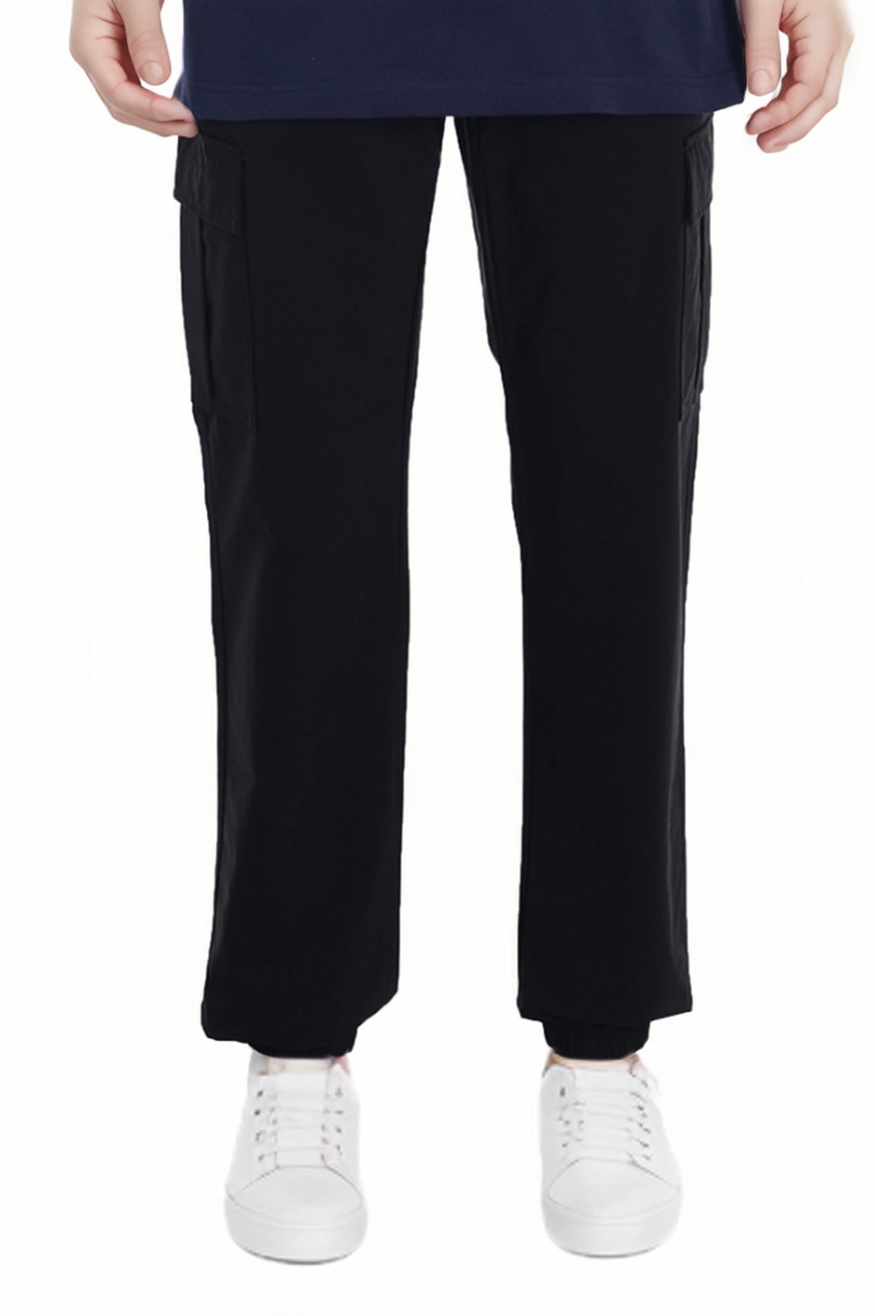 Pantalón Niño Cargo Tipo Parachute Negro