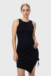 Vestido Mujer Amarras Negro