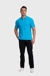 Polera Hombre Piqué Básica Calipso
