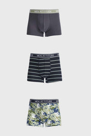 Boxer Hombre Tripack Básico Verde