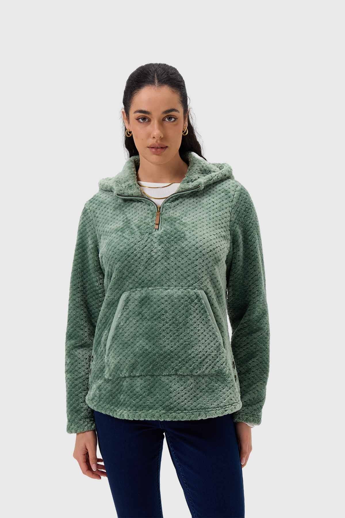 Polar Mujer Básico Verde