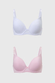 Sostén Mujer Bipack Básico Blanco