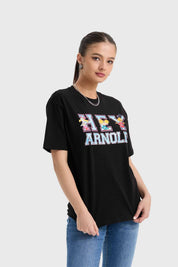 Polera Mujer Oversize Negro