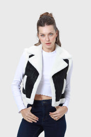 CHAQUETA MUJER AVIADOR NEGRO I