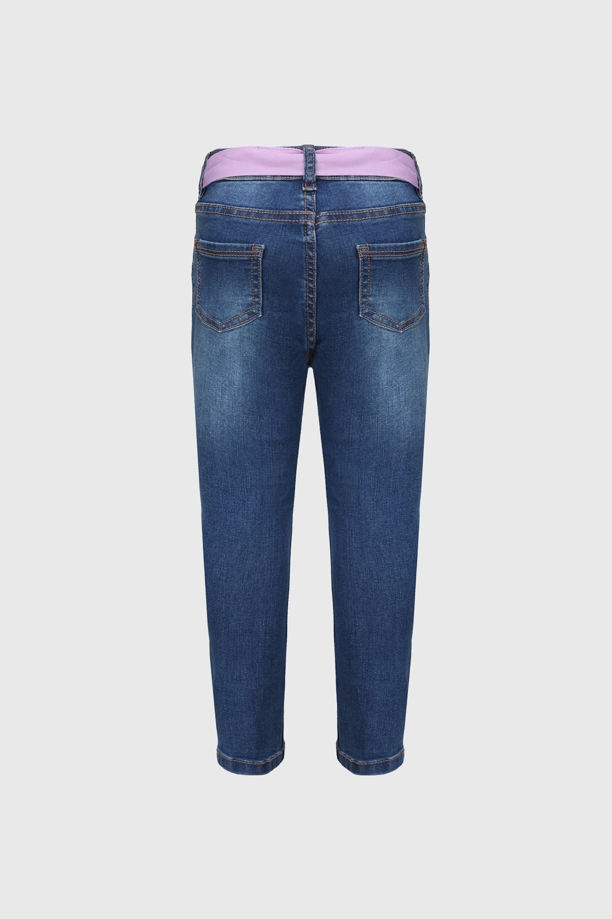 Jeans Niña Básico Azul