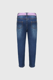 Jeans Niña Básico Azul