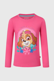Polera Niña Paw Patrol Fucsia