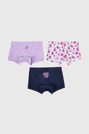 Calzón Niña Tripack Niña Print Negro