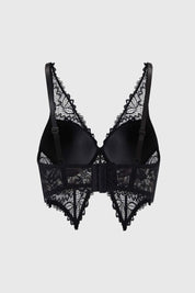 Sostén Mujer Bralette Copa Encaje Negro