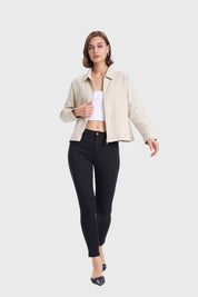 Chaqueta Mujer Gabardina Beige